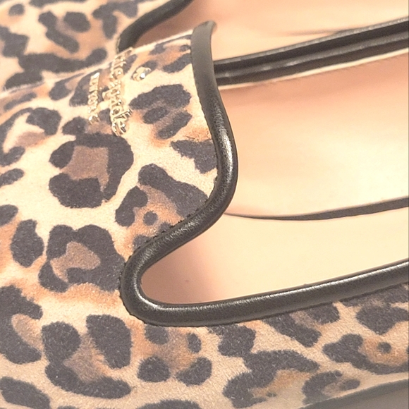KATE SPADE Claudia Leopard Suede Loafers - Picture 2 of 16